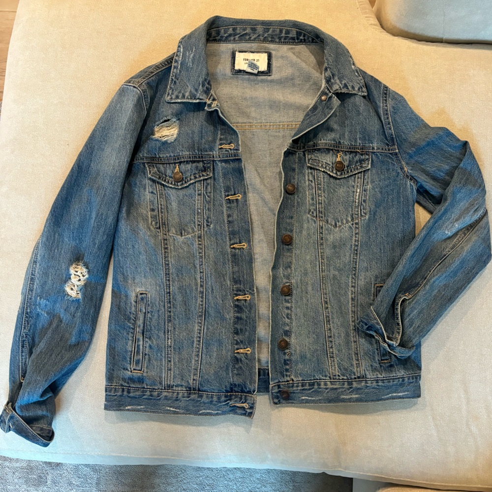 Forever 21 Blue Denim Jacket